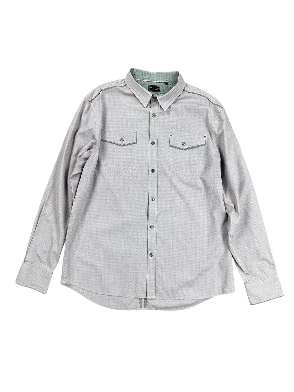 7 Diamonds Weekend Love Fit Long Sleeve Button Down Burgundy — Size 2XL